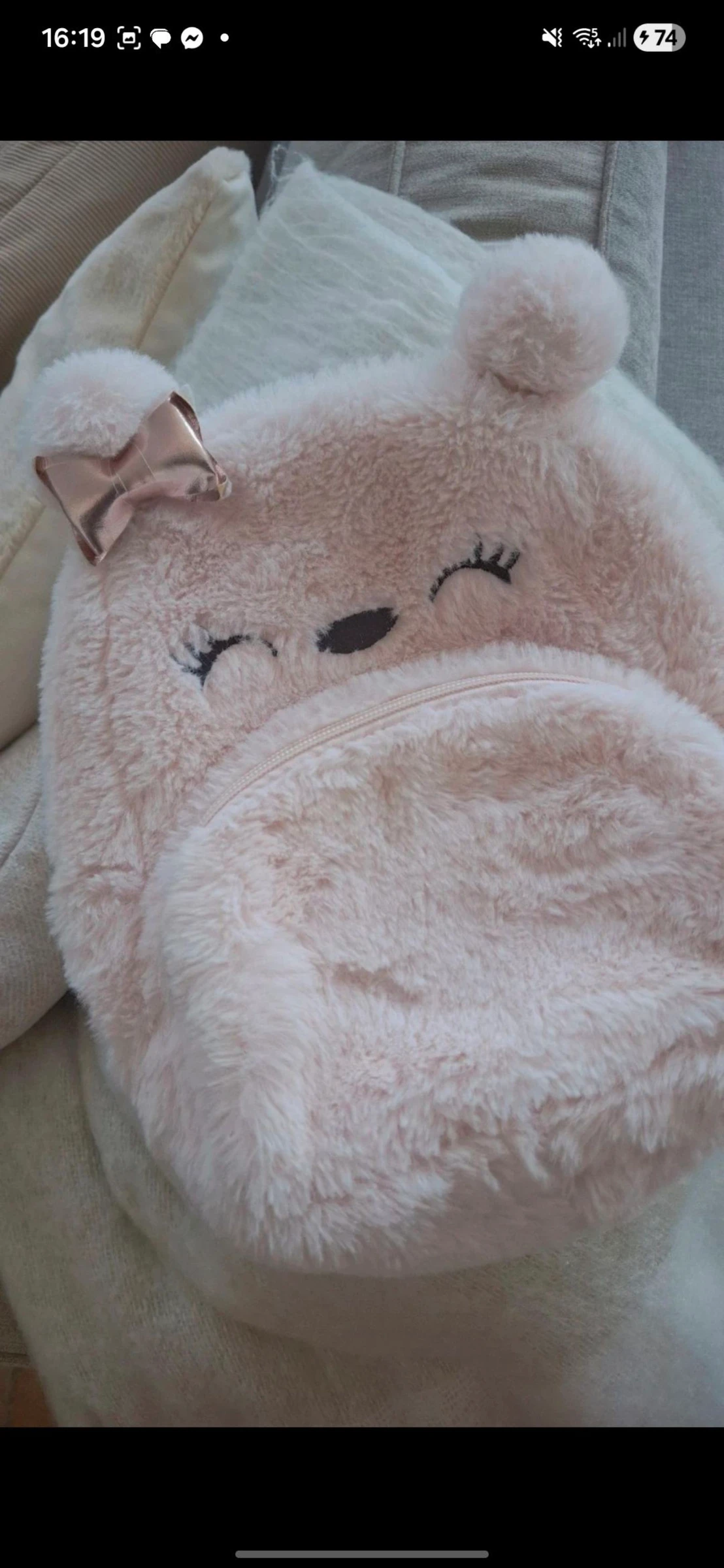 🧸 Pequena mochila infantil com urso de pelúcia – ultra feminino – perfeito para o retorno às aulas ✨ – photo 3